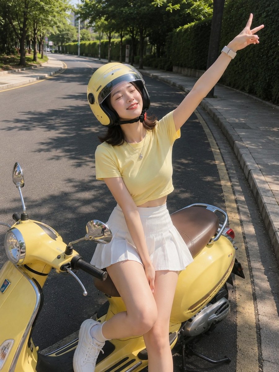 女性写实复古街头