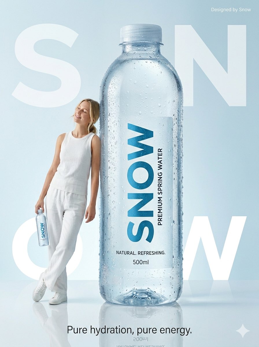 Minimalist Water Commercial Photography