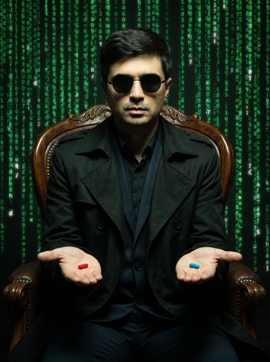 Matrix Identity Swap Portrait