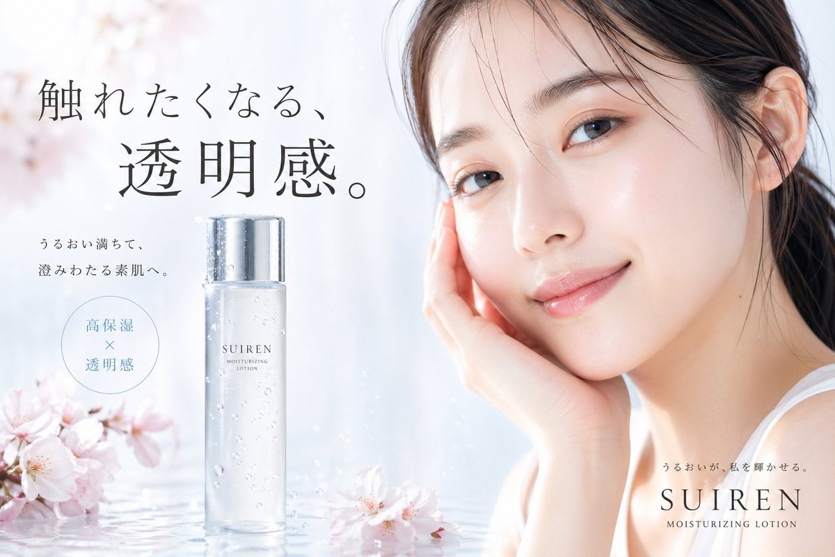 人像海报品牌樱花温柔