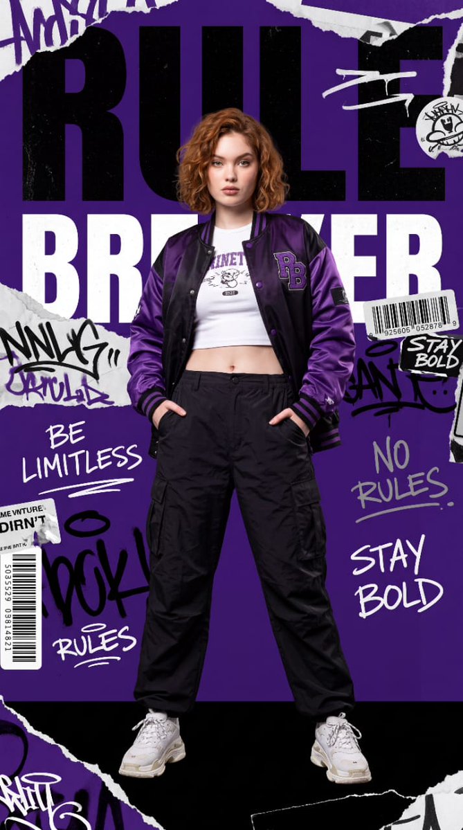 Streetwear Editorial Fashion Poster