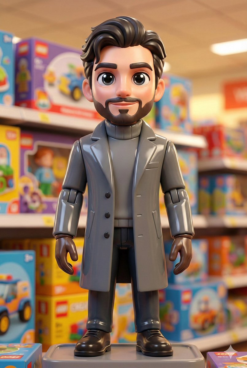 Transform Portrait into 3D Action Figure