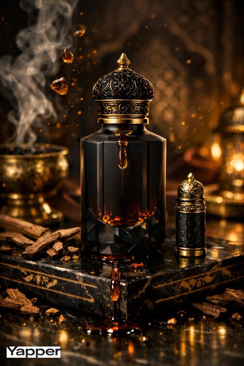 Ultra-Premium Arabian Luxury Perfume Product Photography