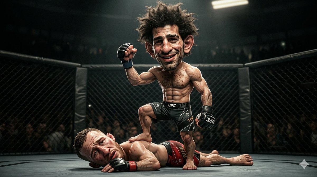 3D Caricature MMA Victory
