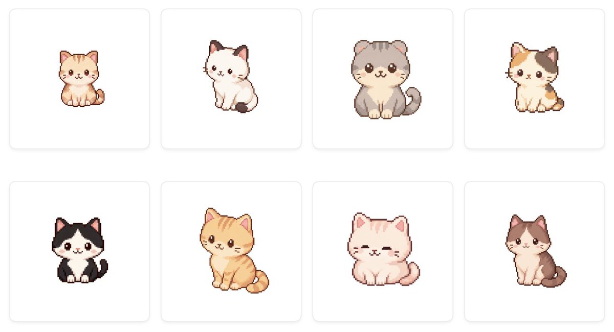 Cute Cat Character Concept
