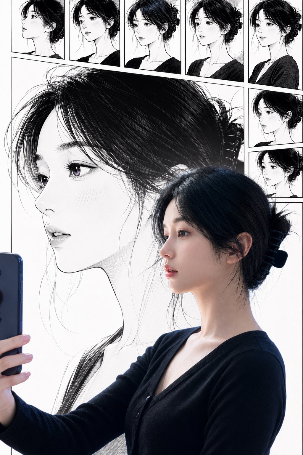 女性漫画海报高级