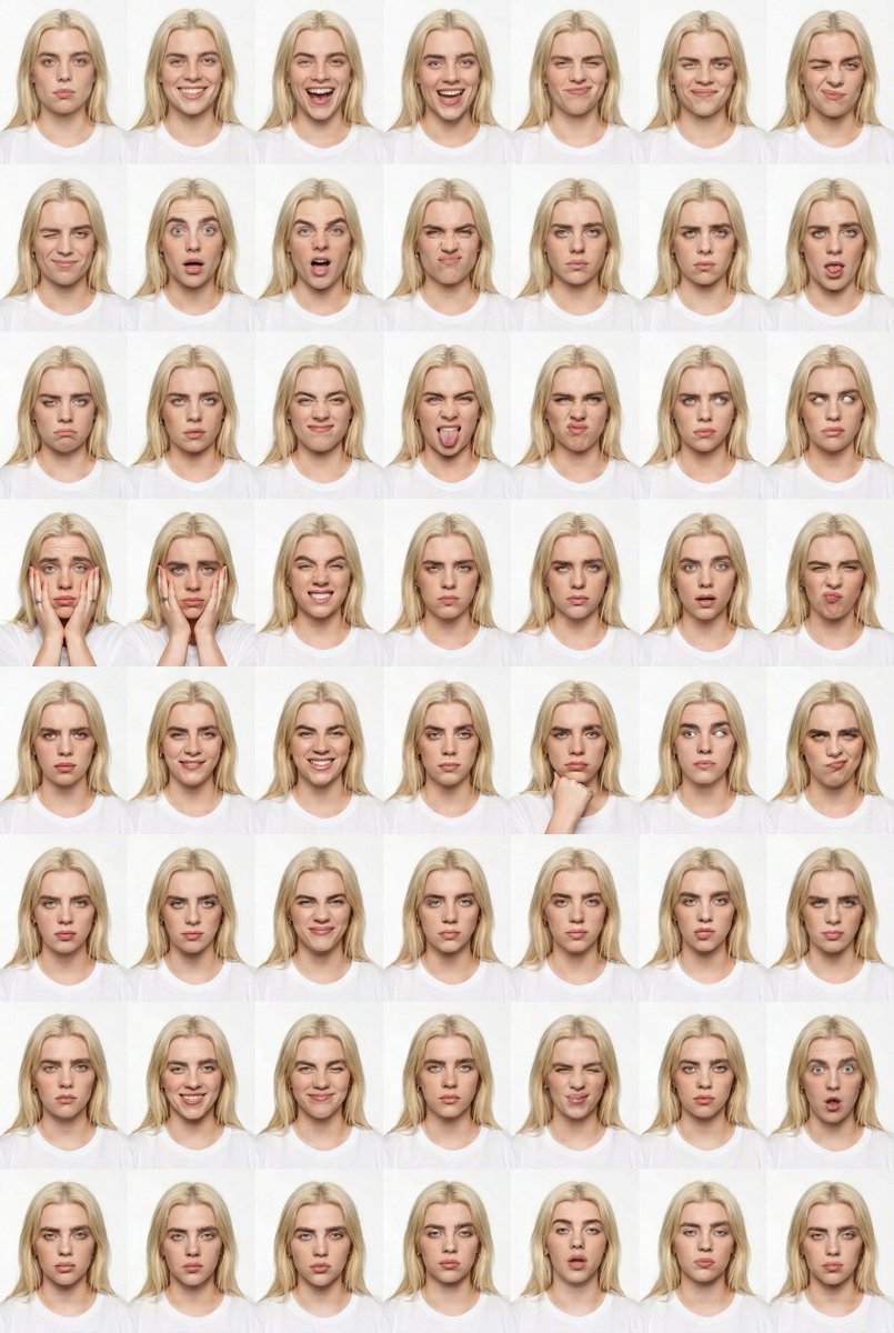 48-Panel Studio Expression Contact Sheet Prompt