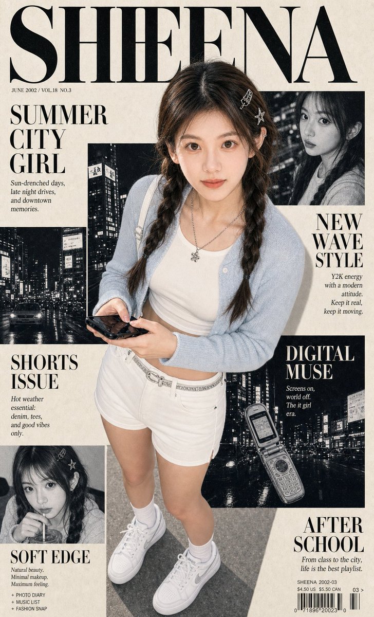 女孩封面写实城市街头
