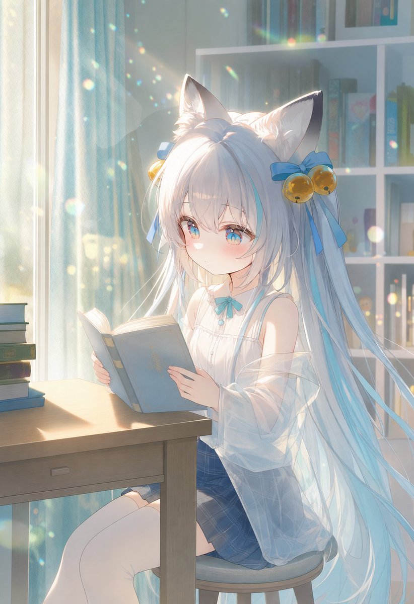 少女动漫插画卧室梦幻可爱