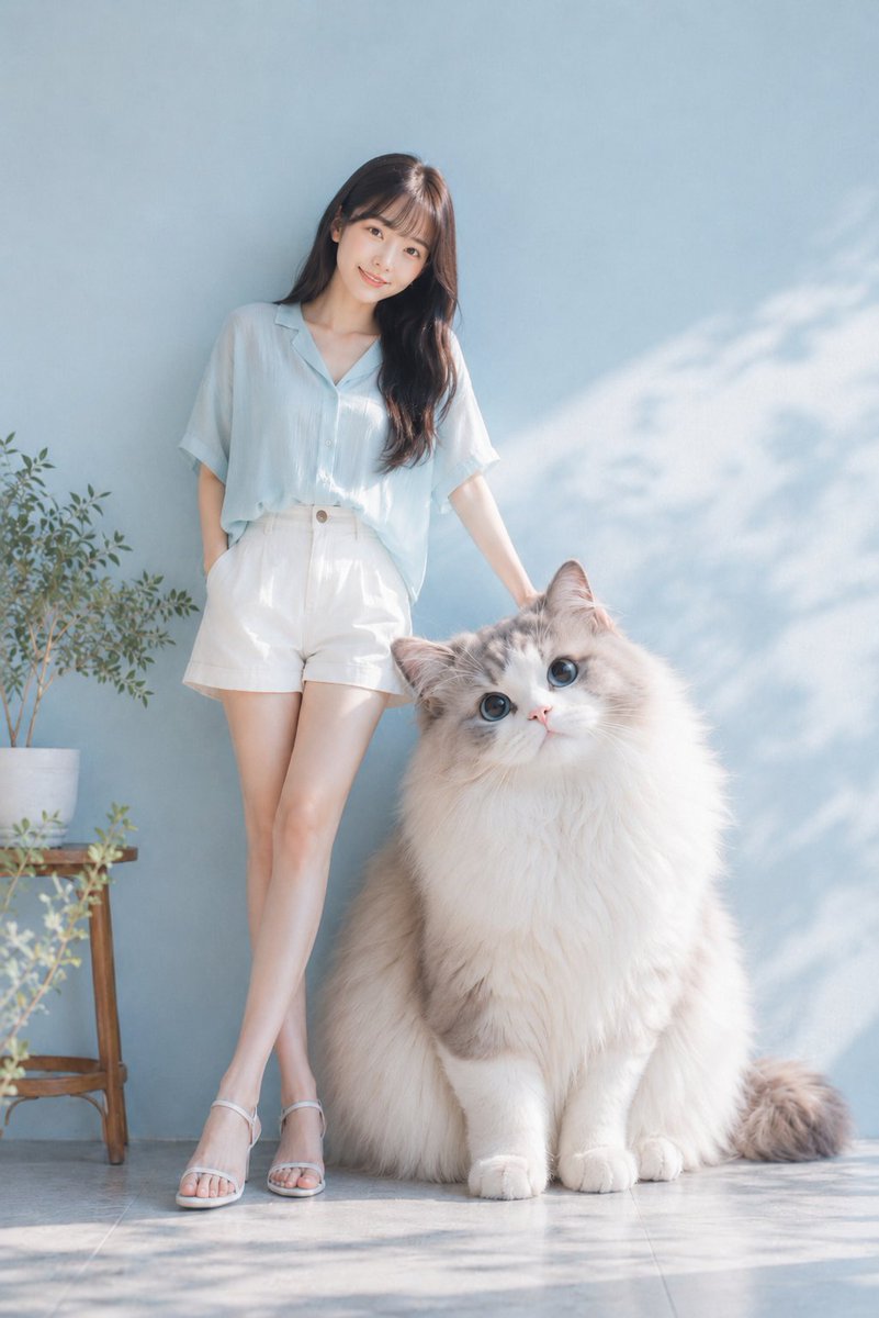崩坏猫写实Logo室内温柔
