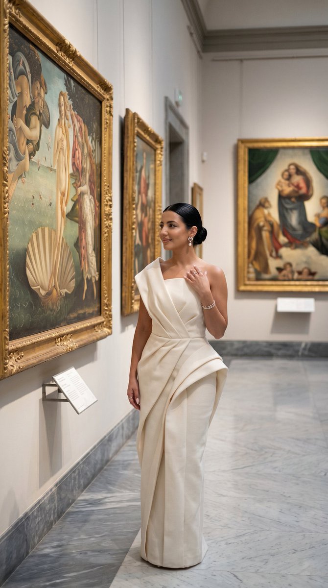 Museum High Fashion Editorial
