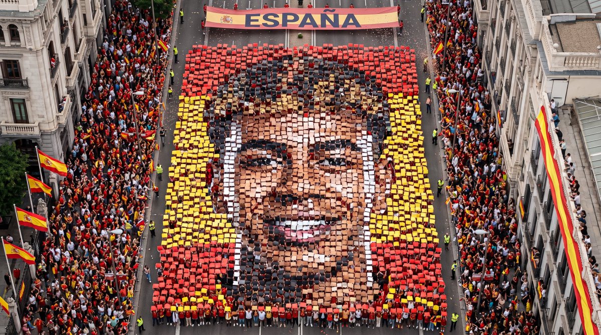 Aerial Street Mosaic Portrait