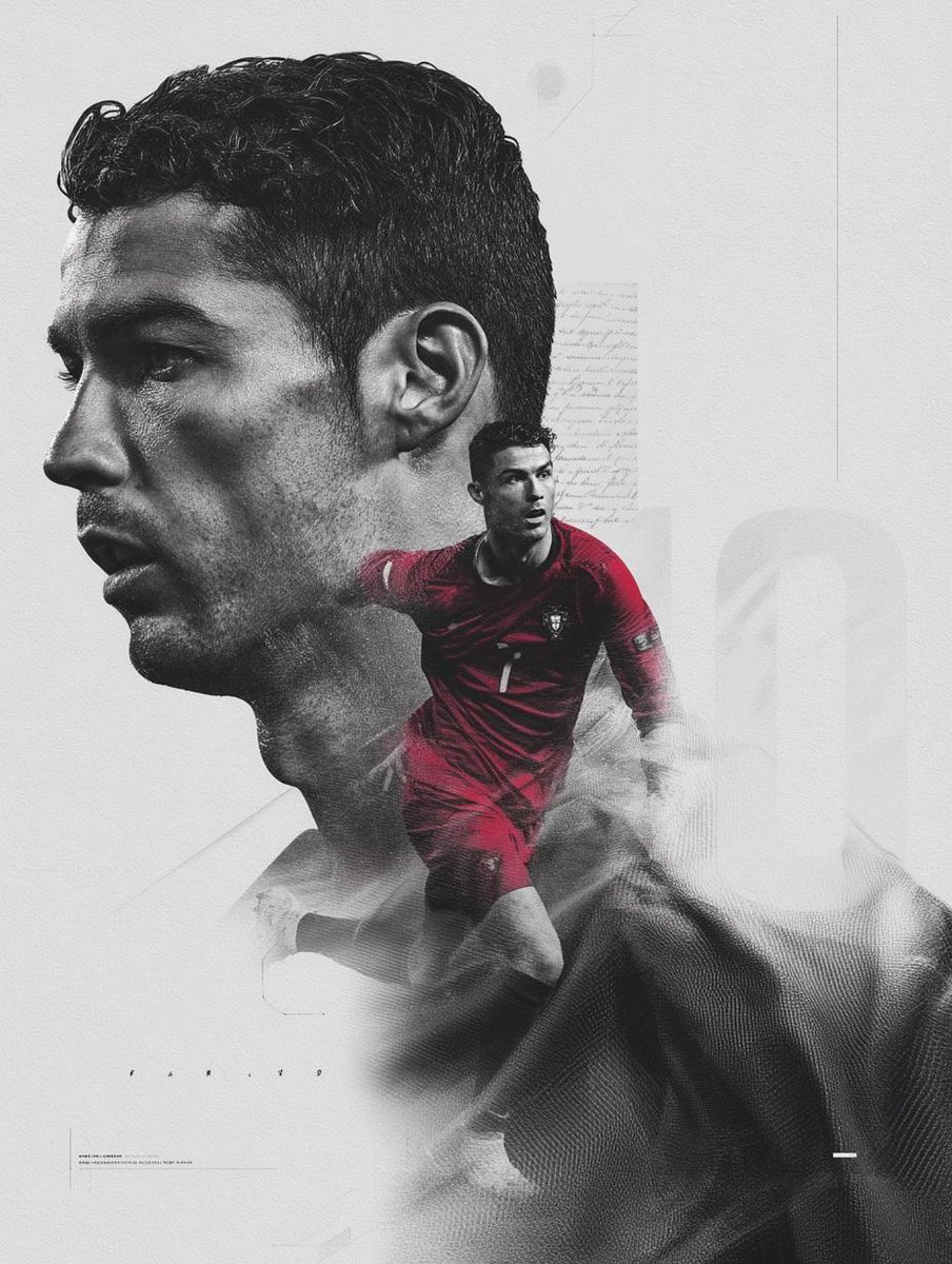 Dramatic Double Exposure Sports Portrait