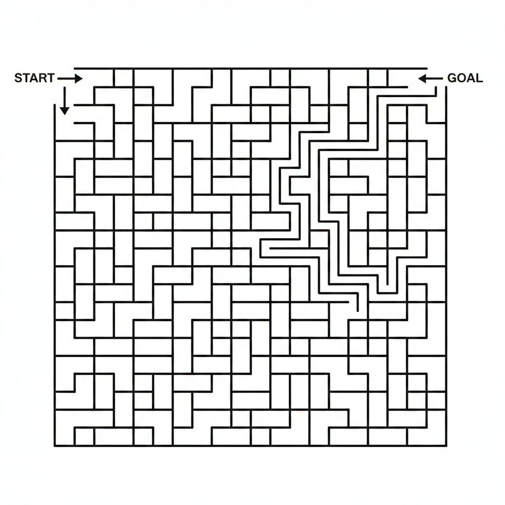 Maze Generation Failure in Nano Banana