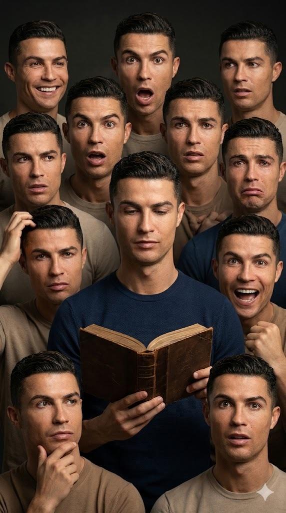 Cinematic Composite Portrait of Multiple Emotional Selves
