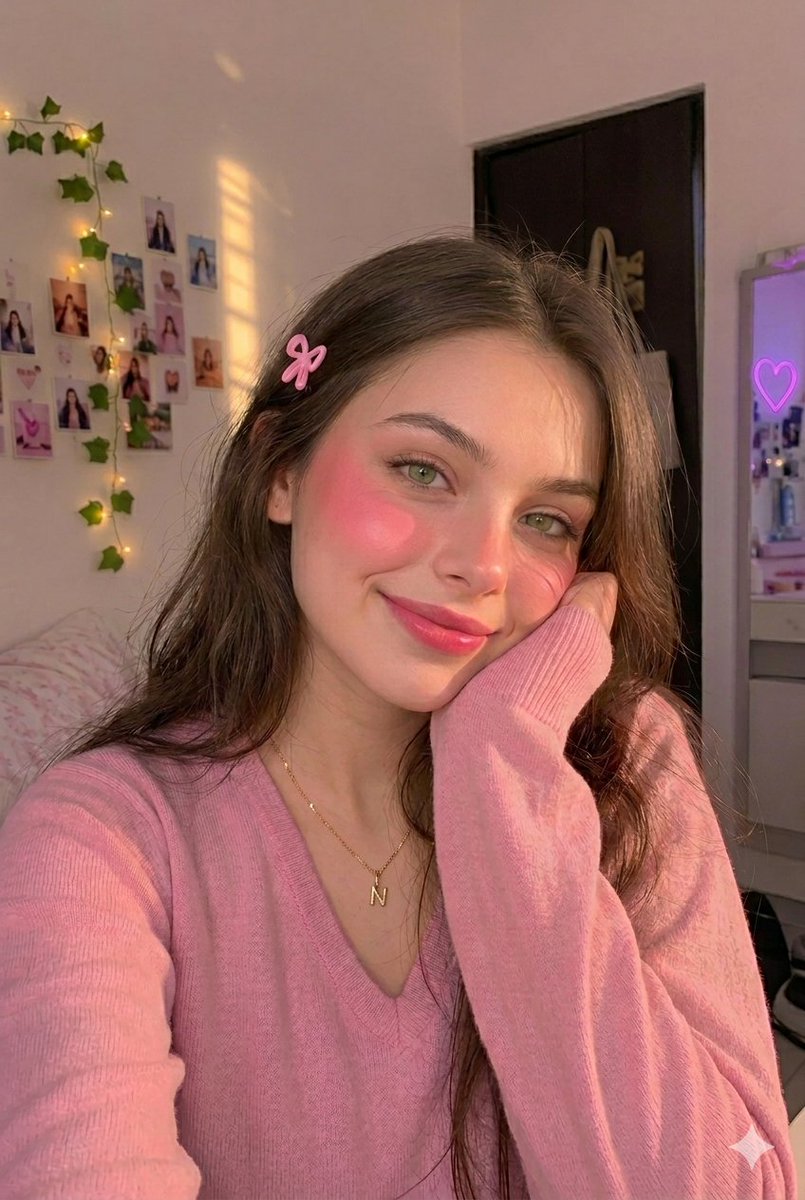 Cozy Bedroom Selfie Portrait