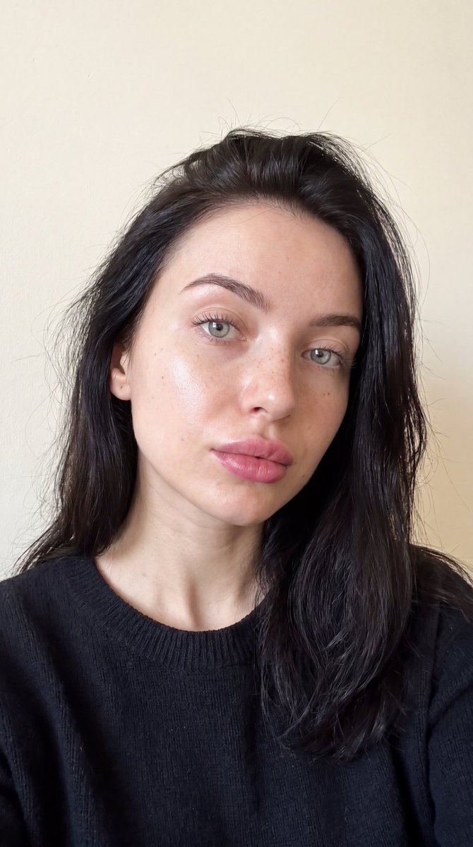 Realistic Slavic Woman Studio Portrait