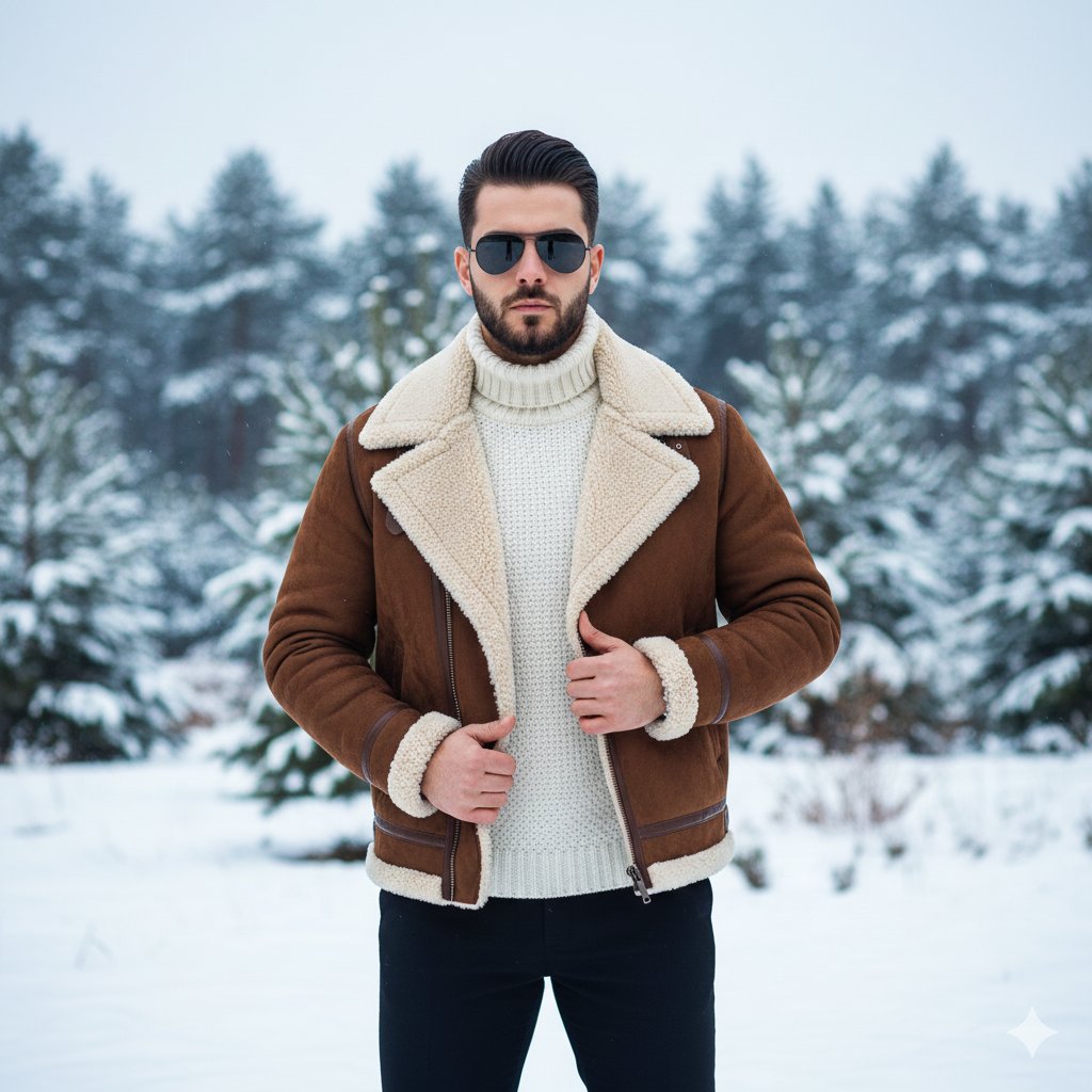Luxury Winter Fashion Editorial Portrait Prompt