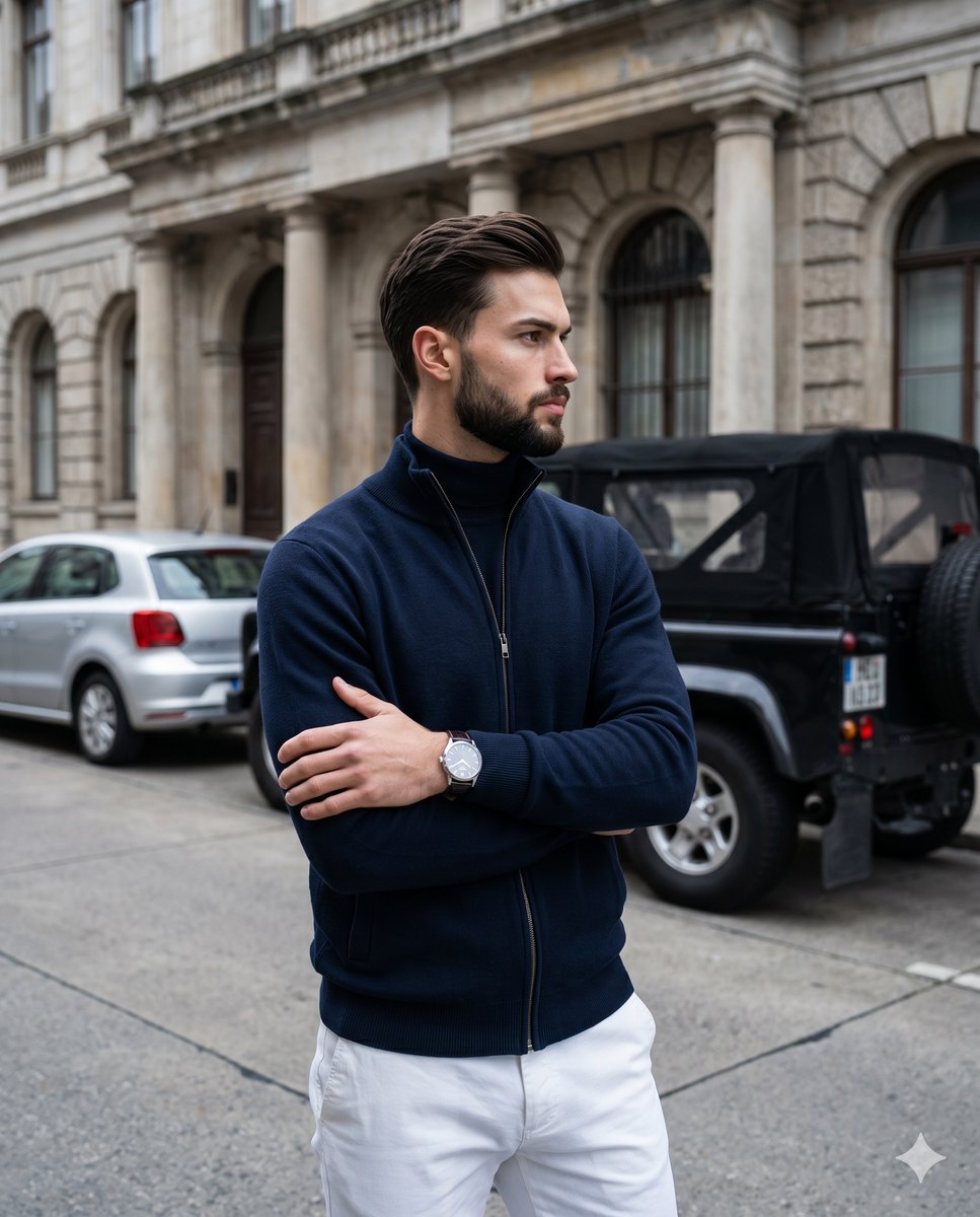 Old Money Men's Fashion Portrait