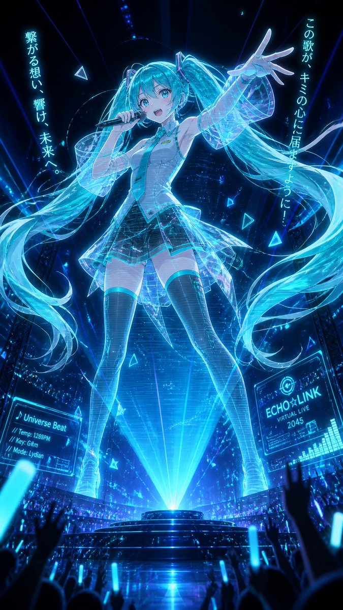 初音未来角色动漫赛博赛博朋克未来高级