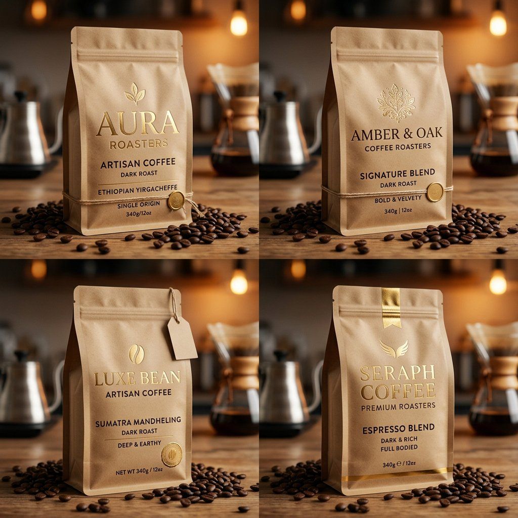 Luxury Coffee Branding Product Photography