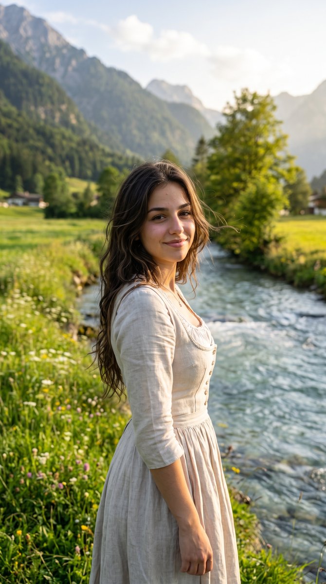 Cinematic Rural Village Portrait