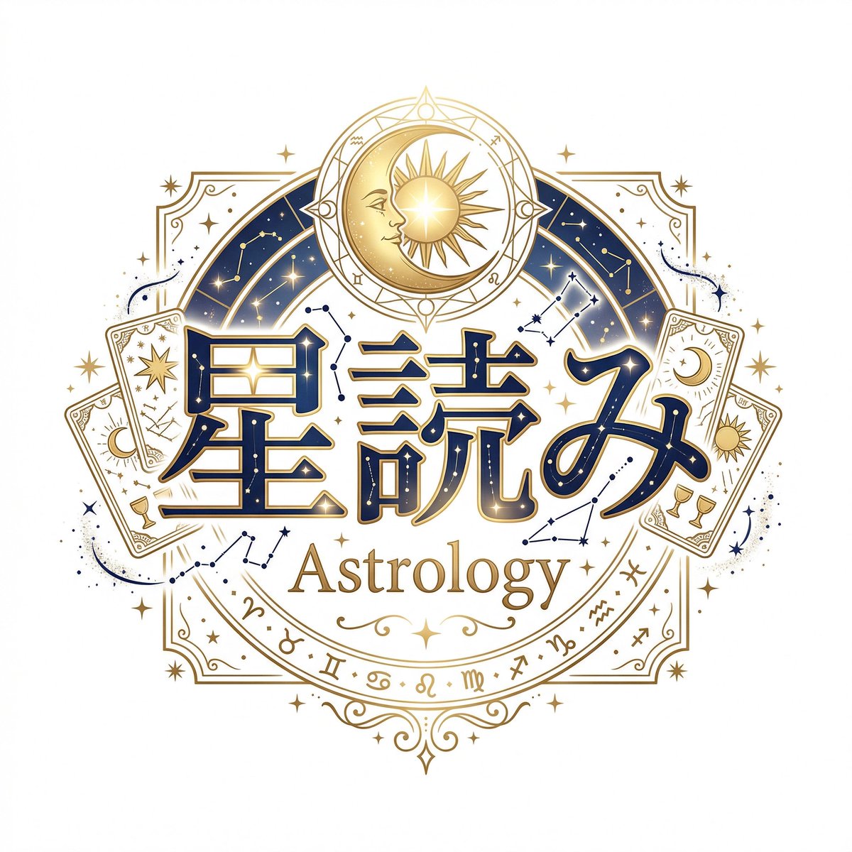 Style_preset: Zodiac Astrology VTuber Logo Aesthetics (Celestial Ver