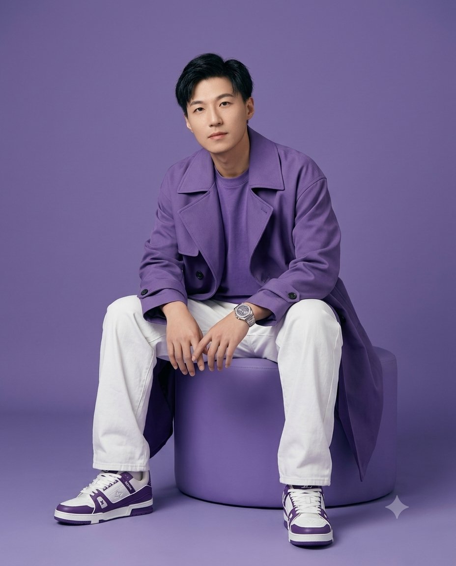 High-Fidelity Gen-Z Fashion Editorial Portrait