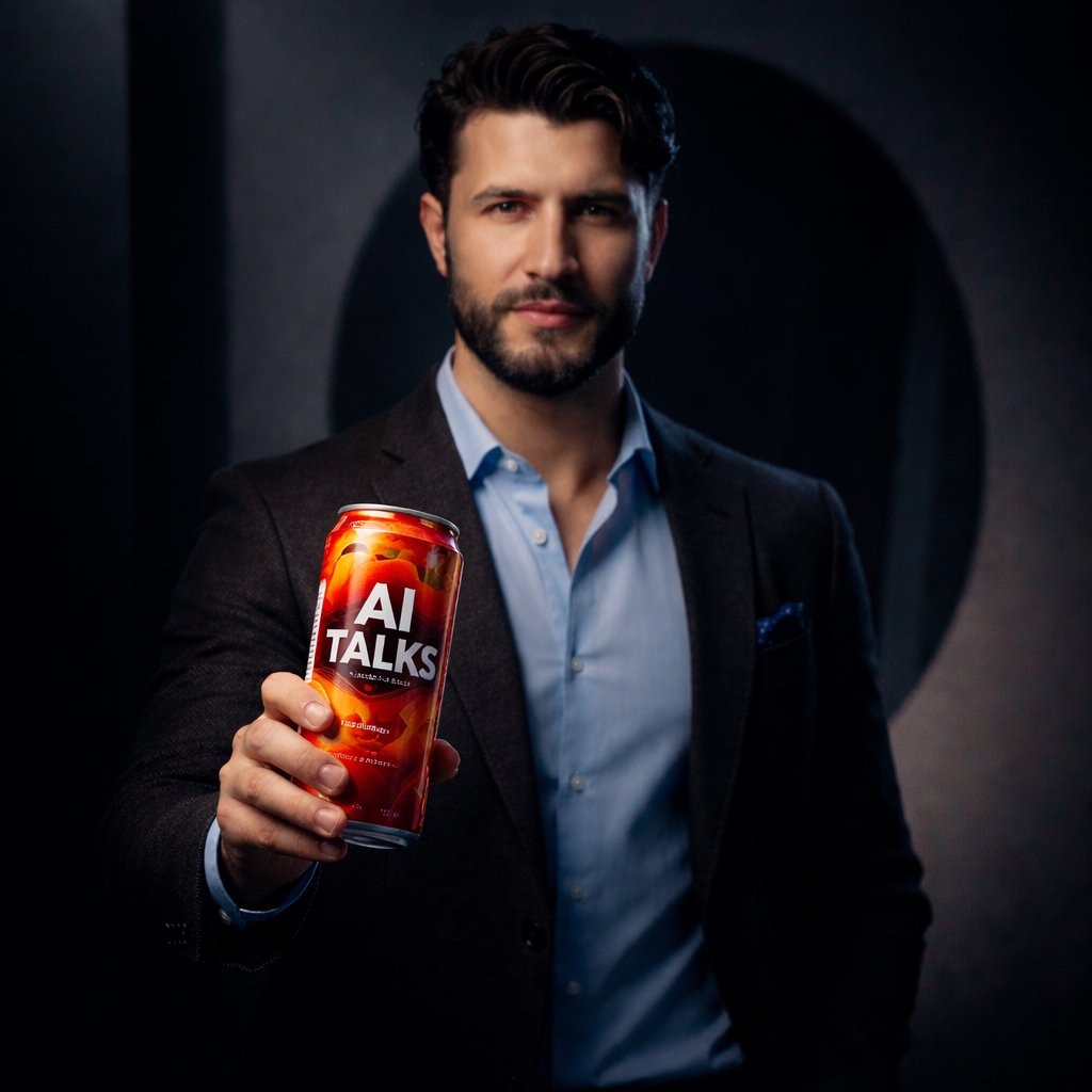 Ultra-realistic Product Shot with Dramatic Split Lighting