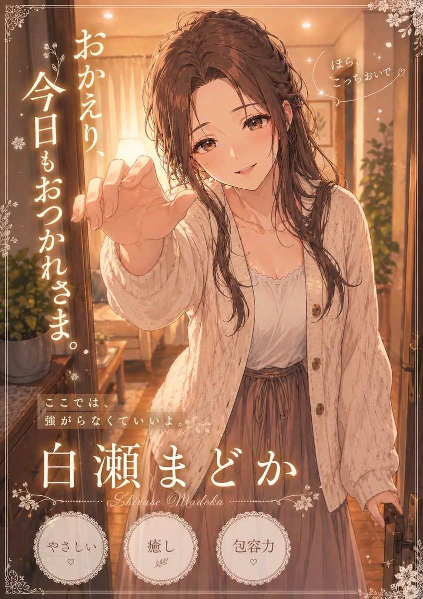 少女动漫插画夜景温暖温柔