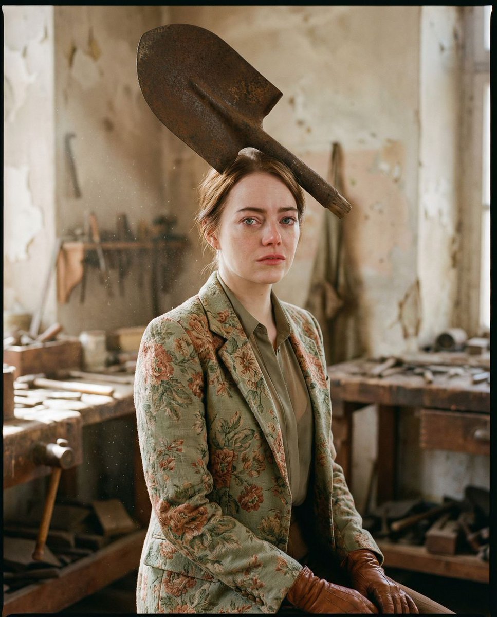 Rusted Melancholy Editorial Portrait
