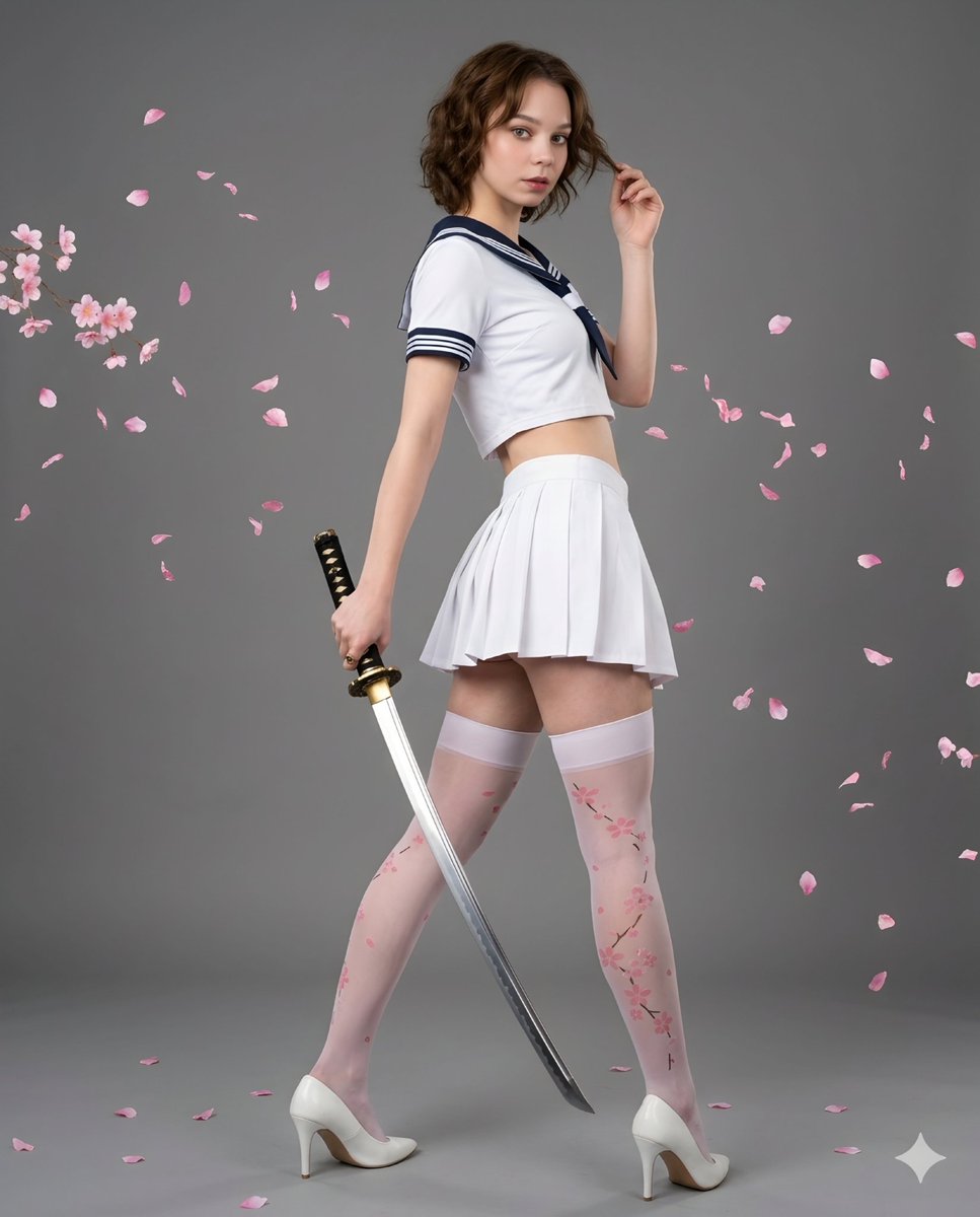 Samurai Style Sailor Fashion Portrait
