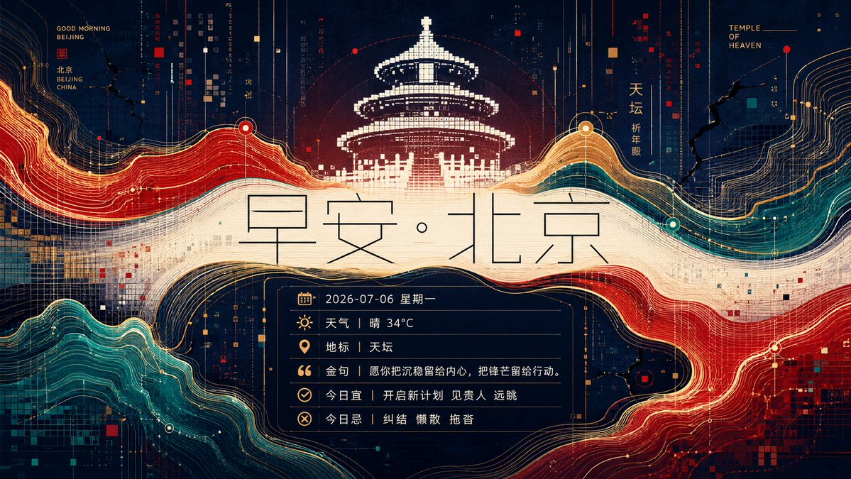 建筑电影感像素未来清晨优雅