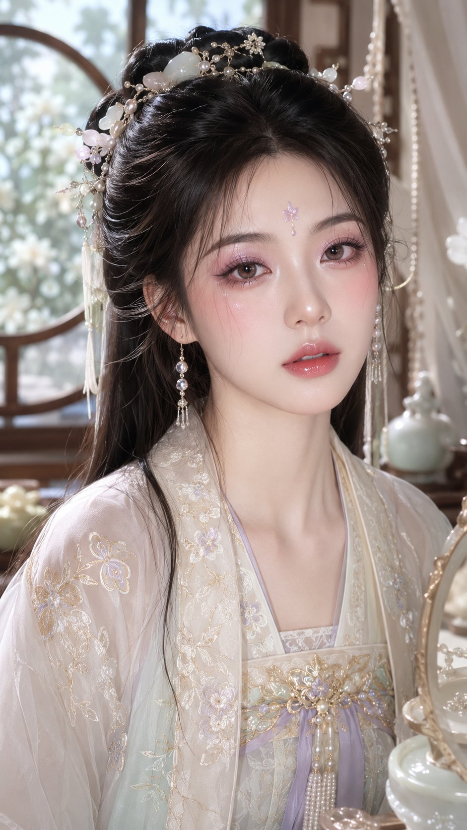 古风梦幻水光妆