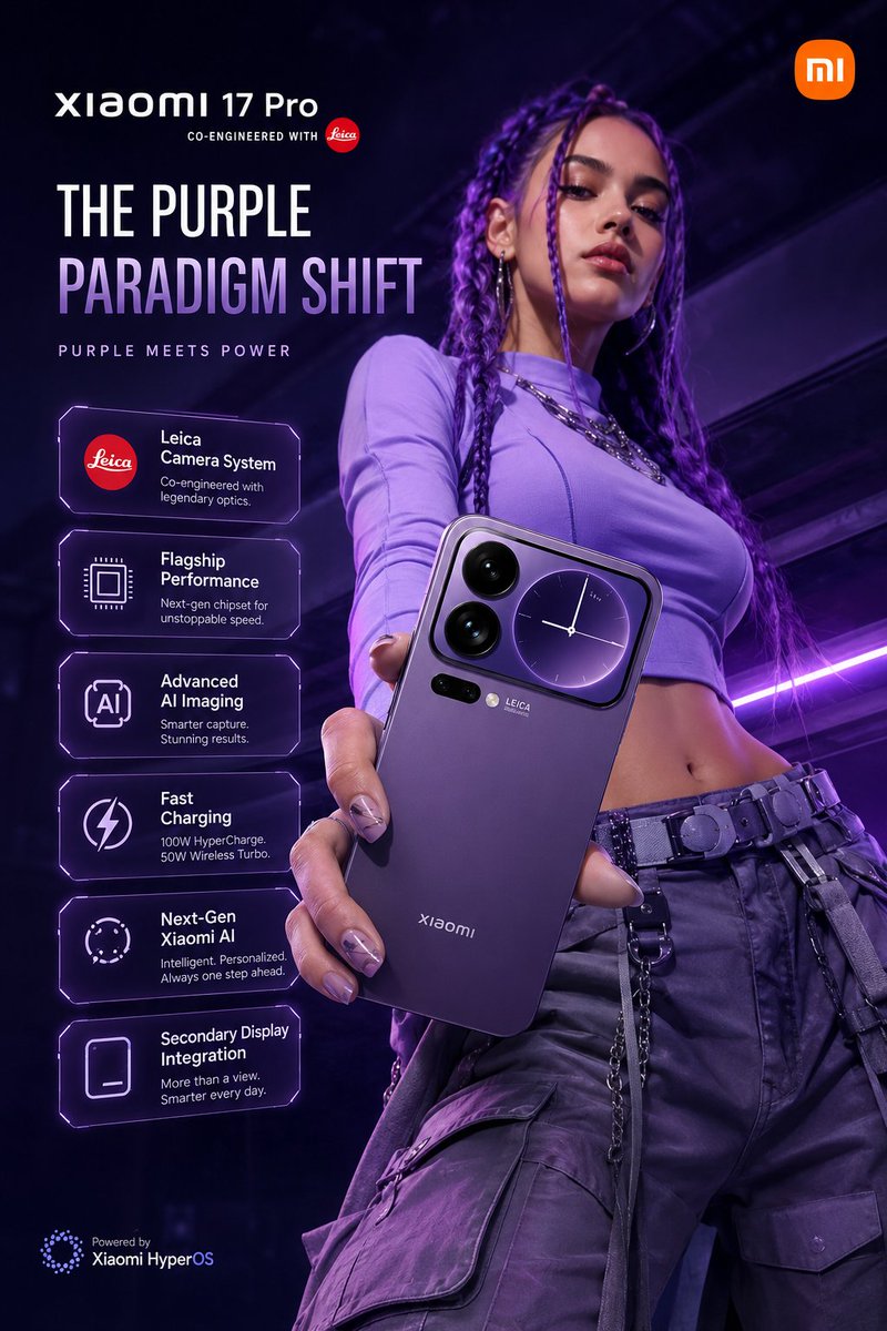 Futuristic Xiaomi Smartphone Ad