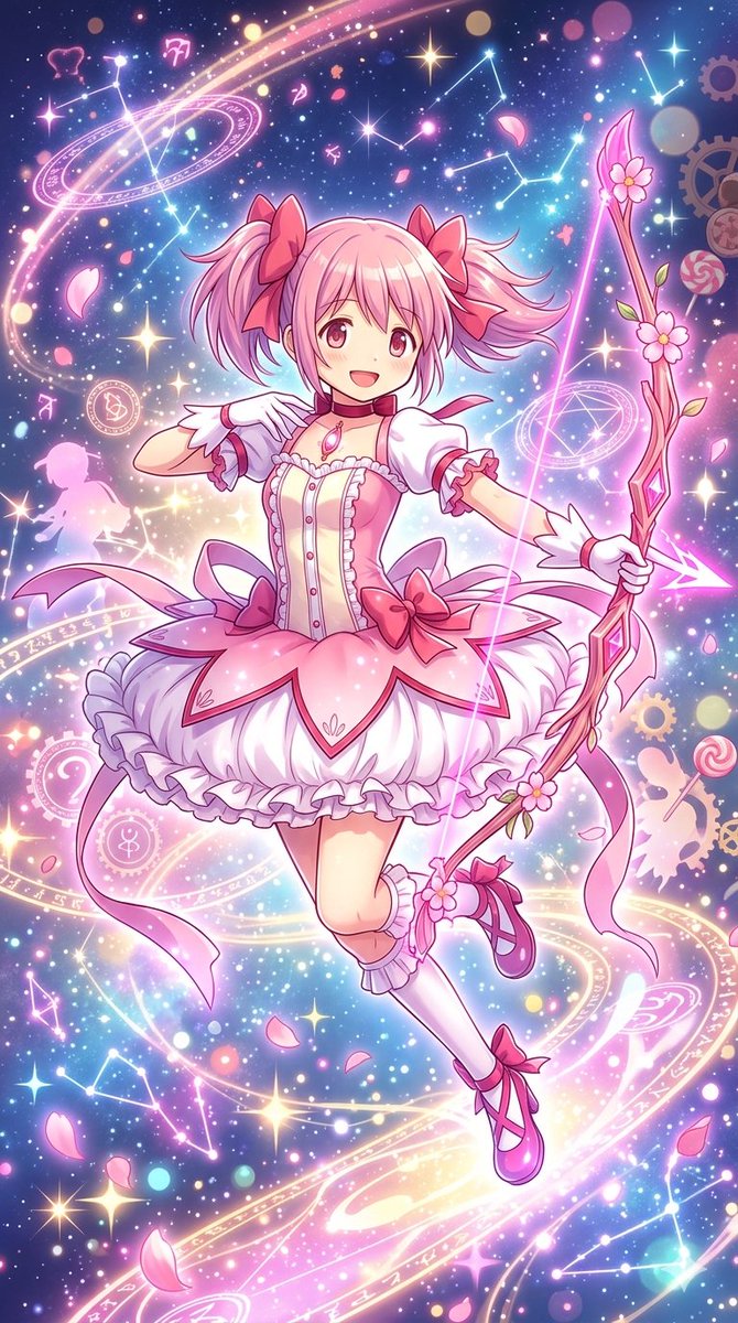 Anime Style Madoka Kaname Portrait