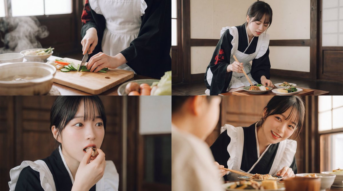 Seamless Cinematic Japanese Food Video Prompt