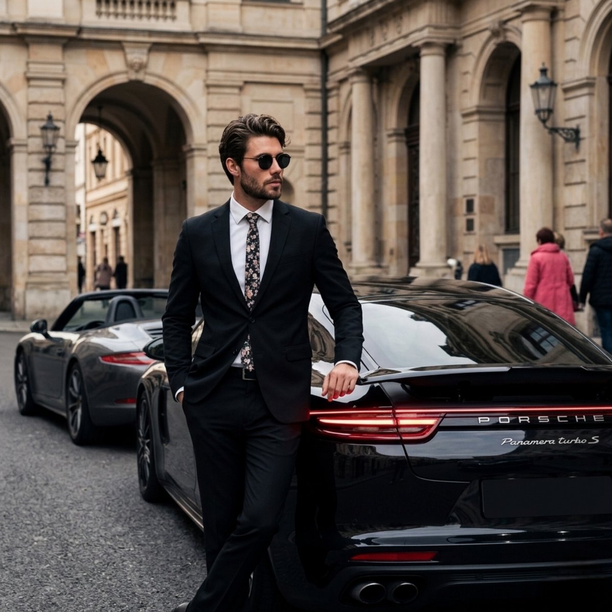 Luxury Porsche Panamera Lifestyle Photography