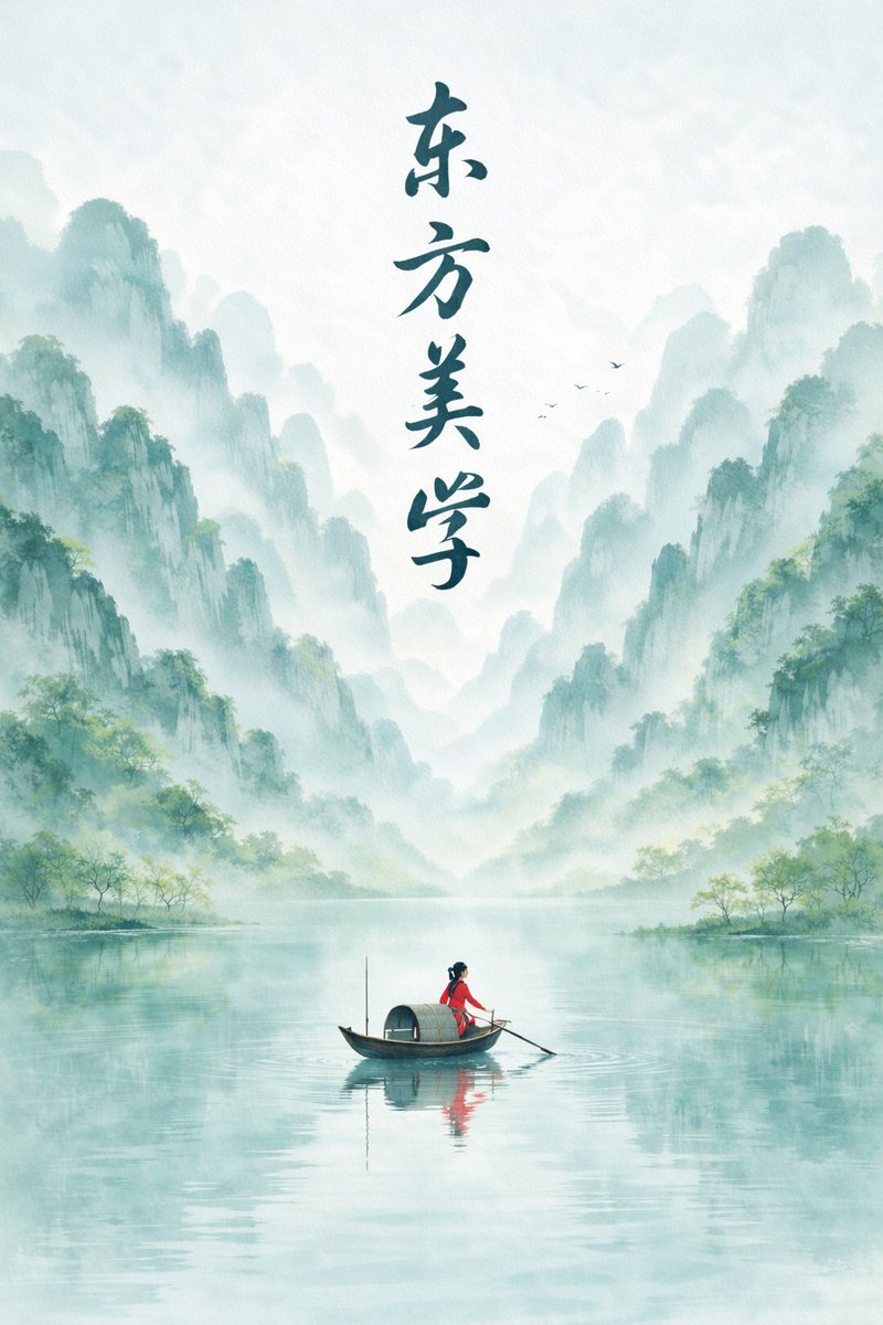 鸟极简海报清晨山高级