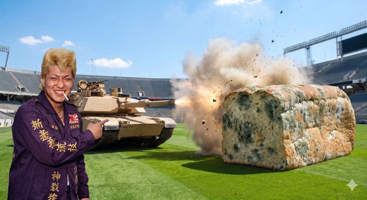 Classic Bosozoku Member vs Molded Bread