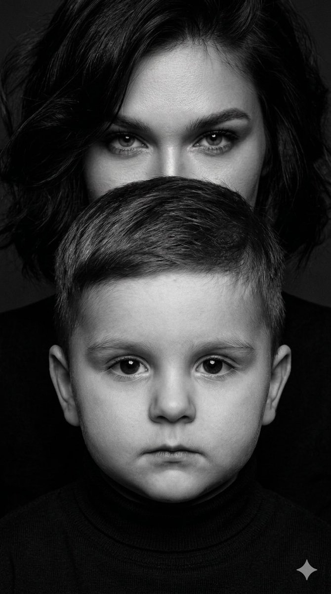 Dramatic Black and White Family Portrait Prompts