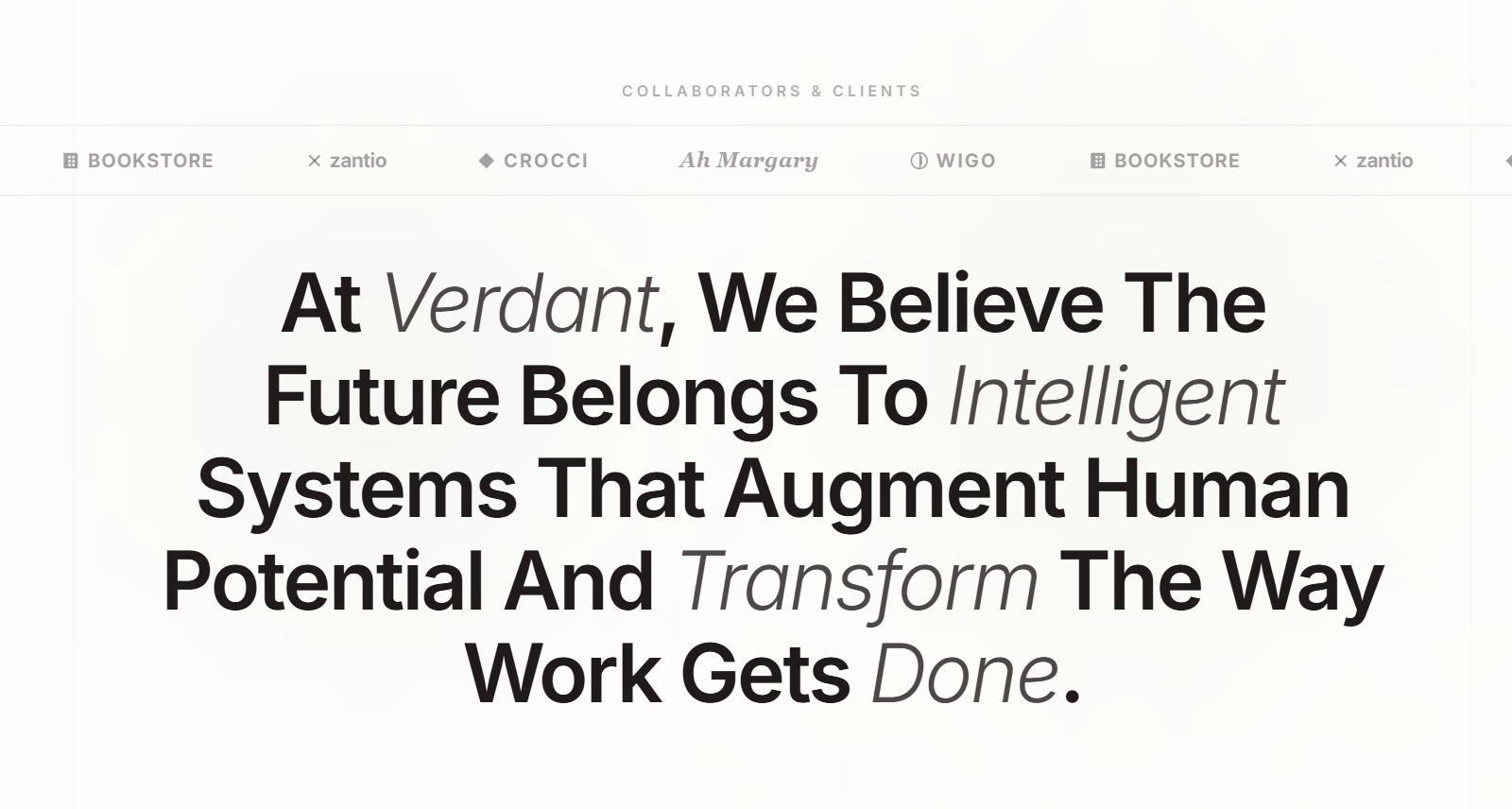 About us - Verdant