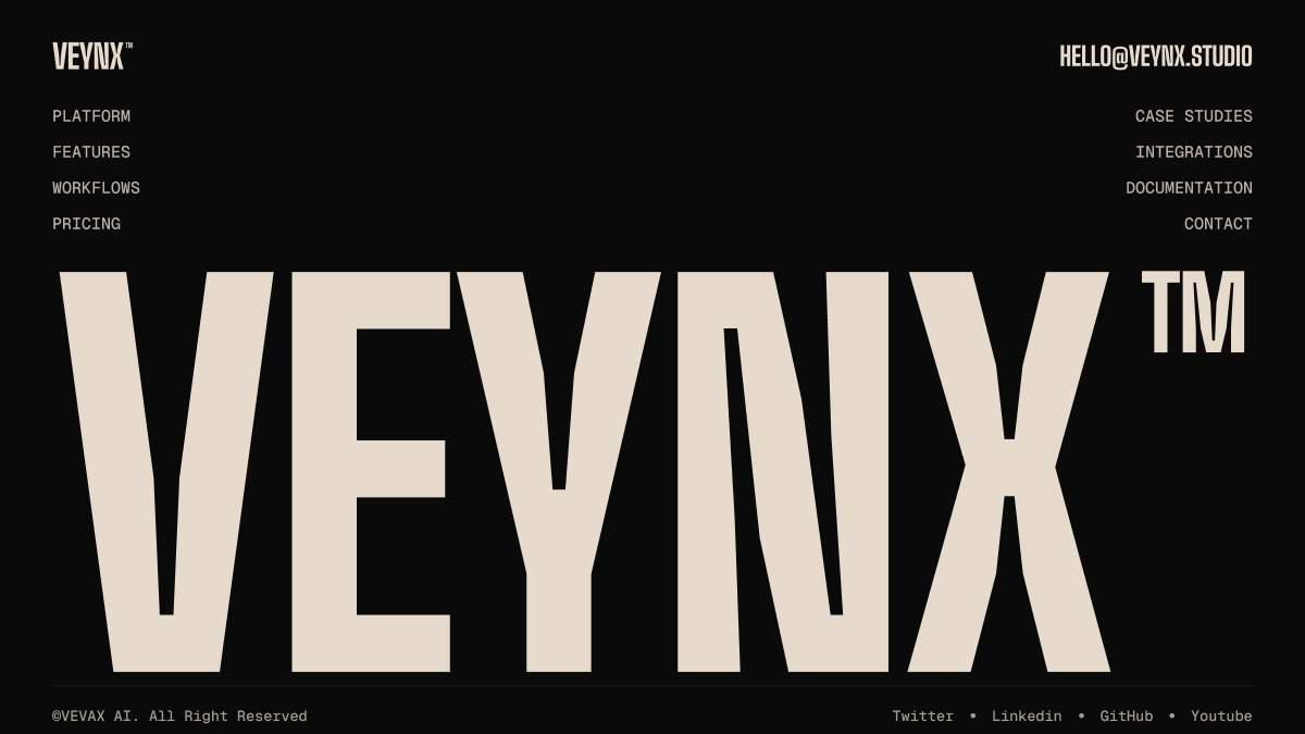 Footer - Veynx