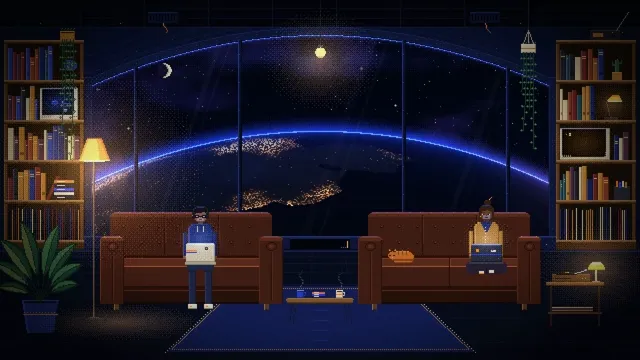 轨道休息室Lofi循环背景