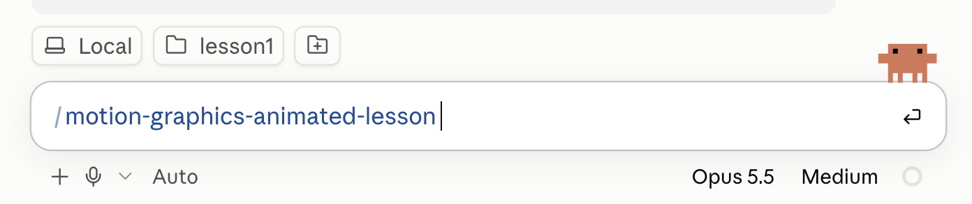 makevoid · 卡通动画讲课视频 Skill